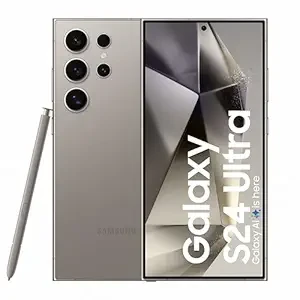 Samsung Galaxy S24 Ultra 5G AI Smartphone with Galaxy AI (Titanium Gray, 12GB, 256GB Storage), Snapdragon 8 Gen 3, 200 MP Camera with ProVisual Engine and 5000mAh Battery